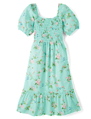 Womens Mommy And Me Floral Tiered Dress - Spring Celebrations