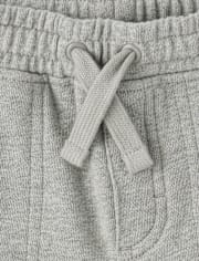 Boys French Terry Pull On Shorts - Little Essentials