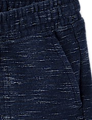 Short à enfiler en molleton français pour garçon - Little Essentials