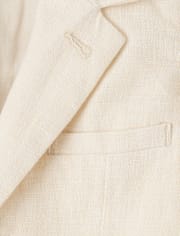 Boys Linen-Blend Blazer - Special Occasions