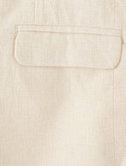 Boys Linen-Blend Blazer - Special Occasions