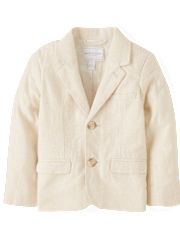 Boys Linen-Blend Blazer - Special Occasions