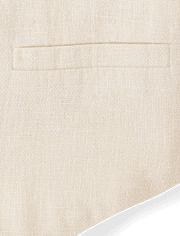 Boys Linen-Blend Vest - Special Occasions