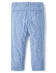 Boys Linen-Blend Dress Pants - Special Occasions