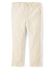 Boys Linen-Blend Dress Pants - Special Occasions