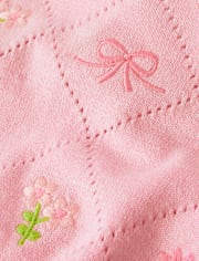 Baby Girls Embroidered Sweater 3-Piece Outfit Set - Homegrown by Gymboree