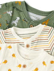 Baby Boys Animal Bodysuit 3-Pack - Homegrown by Gymboree