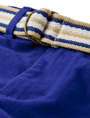 Pantalon chino ceinturé pour garçon - Blue Belle