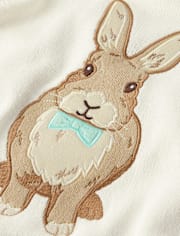 Boys Embroidered Bunny Sweater - Spring Celebrations