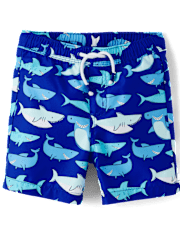 Boys Shark Swim Trunks - Swim