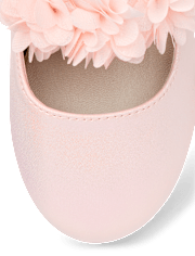 Girls Floral Ballet Flats - Blushing Blooms