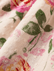 Womens Mommy And Me Rose Tiered Dress - Blushing Blooms