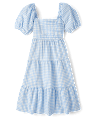 Robe à volants vichy pour femme, motif maman et moi - Garden Party