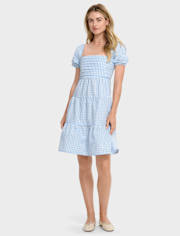 Robe à volants vichy pour femme, motif maman et moi - Garden Party