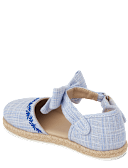 Girls Floral Espadrilles - Italian Riviera