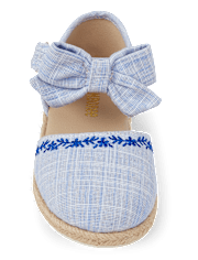 Girls Floral Espadrilles - Italian Riviera