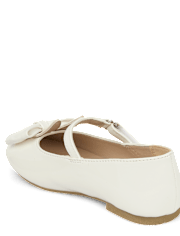 Girls Bunny Bow Ballet Flats - Garden Party