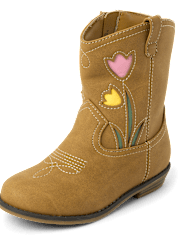 Girls Floral Cowgirl Boots - Garden Party