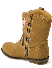 Girls Floral Cowgirl Boots - Garden Party