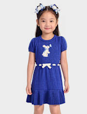 Girls 3-Piece Hair Set - Blue Belle