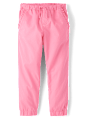 Girls Ruffle Jogger Pants - Little Essentials