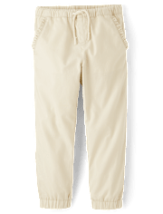 Girls Ruffle Jogger Pants - Little Essentials