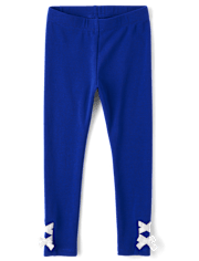 Girls Lace Up Leggings - Little Essentials