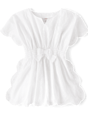 Girls Eyelet Cover-Up - Swim