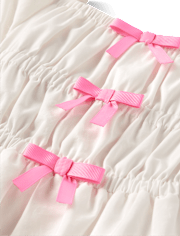 Robe fleurie à nœud en forme de lapin pour fille - Garden Party