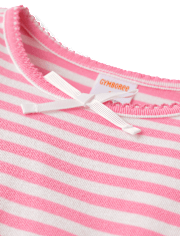 Fille Stripe Robe évasée - Little Essentials