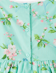 Girls Floral Ruffle Dress - Spring Celebrations