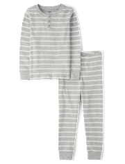 Pyjama ajusté en coton rayé pour enfants - Gymmies