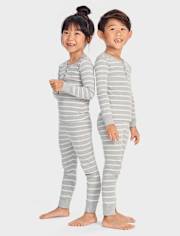 Pyjama ajusté en coton rayé pour enfants - Gymmies