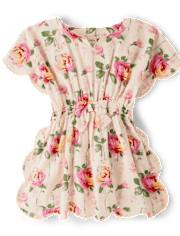 Girls Floral Cover-Up - Swim