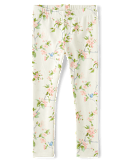Girls Floral Leggings - Spring Celebrations