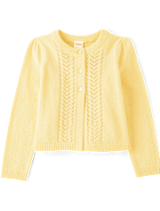 Cardigan en pointelle pour fille - Little Essentials