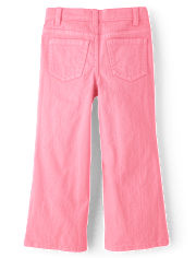 Girls Heart Wide Leg Pants - Little Essentials