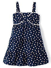 Girls Star Tiered Dress - American Cutie