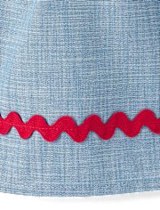 Robe dos nu brodée cerises pour fille - Sweet Summer