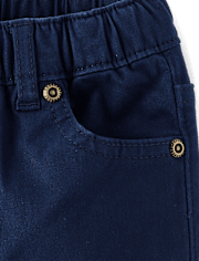 Boys Roll Cuff Pull On Shorts - American Cutie