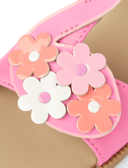 Girls Flamingo Sandals - Seaside Palms