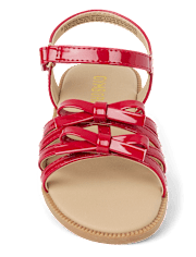 Girls Bow Sandals - American Cutie