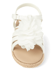 Girls Flower Sandals - Little Essentials