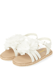 Girls Flower Sandals - Little Essentials