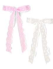 Girls Bow Hair Clip 2-Pack