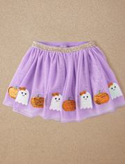 Girls Sequin Halloween Tutu Skirt - Halloween