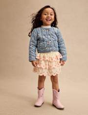 Jupe-short à œillets pour fille - Highland Hills