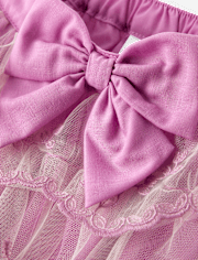 Girls Eyelet Lace Tiered Skirt - Magical Meadows