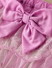 Girls Eyelet Lace Tiered Skirt - Magical Meadows