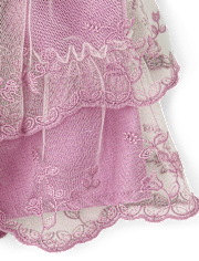 Jupe à volants en dentelle à œillets pour fille - Magical Meadows